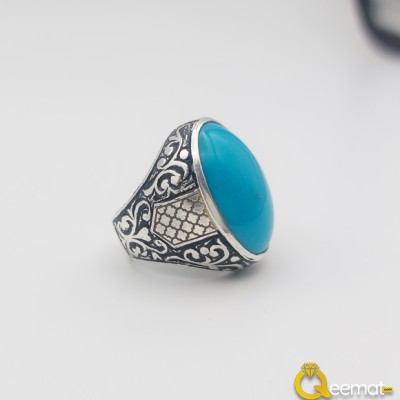 Feroza stone ring