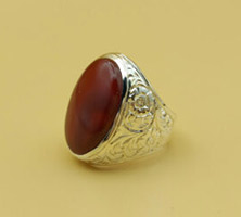 Aqeeq Stone Ring