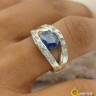 Neelam Stone Ring